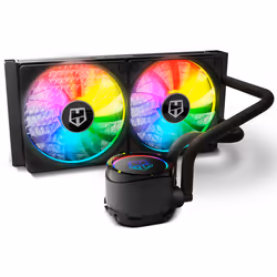 NOX Hummer H-240, Refroidisseur de liquide tout-en-un, 12 cm, 62 cfm, Noir