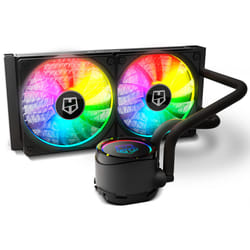 NOX Hummer H-240 Processeur Refroidisseur de liquide tout-en-un 12 cm Noir 1 pièce(s)