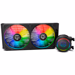NOX Hummer H-240 Processeur Refroidisseur de liquide tout-en-un 12 cm Noir 1 pièce(s)