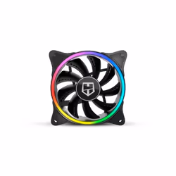 NOX NXHUMMERXFAN, Ventilateur, 12 cm, 1100 tr/min, 22 dB, 32 cfm, Noir