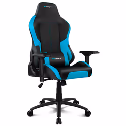 DRIFT DR250, Siège de jeu sur PC, 150 kg, Siège capitonné, Dossier capitonné, PC, Noir