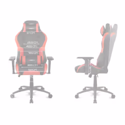 DRIFT DR250 Siège de jeu sur PC Siège capitonné Noir, Rouge - Vue supplémentaire 14