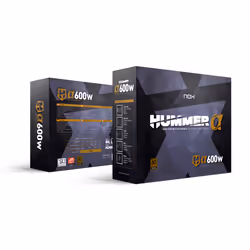 NOX Hummer Alpha unité d'alimentation d'énergie 600 W 24-pin ATX ATX Noir - Vue supplémentaire 10