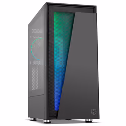 NOX Hummer Blaster, Midi Tower, PC, Noir, ATX, micro ATX, Micro-ITX, Acrylonitrile-Butadiène-Styrène (ABS), SPCC, Jouer