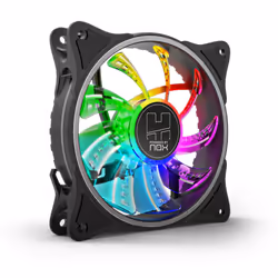NOX A-Fan Boitier PC Ventilateur 12 cm Noir 1 pièce(s)