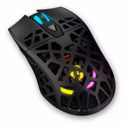 Krom Kaiyu, Droitier, Optique, USB Type-A, 12000 DPI, Noir