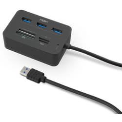NOX Lite Reader One Avec fil USB 3.2 Gen 1 (3.1 Gen 1) Type-A Noir