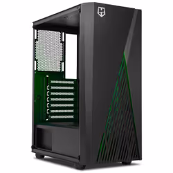 NOX Hummer Frost, Midi Tower, PC, Noir, ATX, micro ATX, Acrylonitrile-Butadiène-Styrène (ABS), SPCC, Verre trempé, Jouer