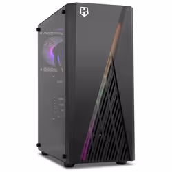 NOX Hummer Frost Midi Tower Noir - Vue supplémentaire 8