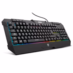 Krom Kunai clavier Souris incluse Jouer USB QWERTY Noir