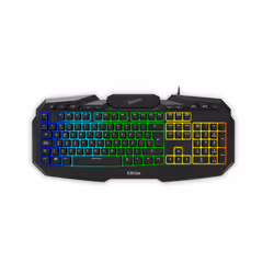 Krom KUSTOM clavier Souris incluse USB QWERTY Noir