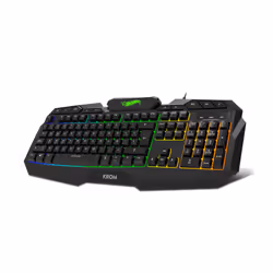Krom KUSTOM clavier Souris incluse USB QWERTY Noir