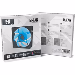 NOX M-FAN Boitier PC Ventilateur 12 cm Translucide 1 pièce(s) - Vue supplémentaire 6