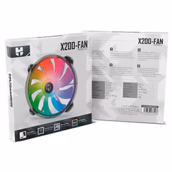 NOX X200-FAN Boitier PC Ventilateur 20 cm Translucide 1 pièce(s) - Vue supplémentaire 6