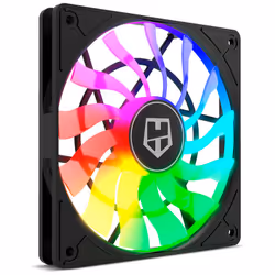 NOX SLIM FAN Boitier PC Ventilateur 12 cm Translucide 1 pièce(s)