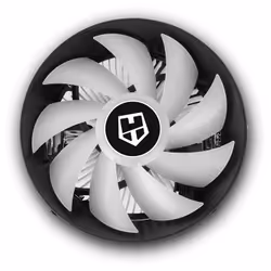 NOX Hummer H-123 PRO Processeur Refroidisseur d'air 12 cm Noir 1 pièce(s) - Vue supplémentaire 4