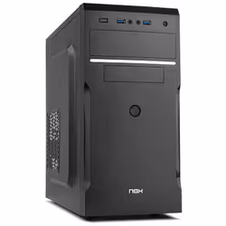 NOX TAU, Mini Tower, PC, Noir, ITX, micro ATX, ABS, Acier, 14,7 cm