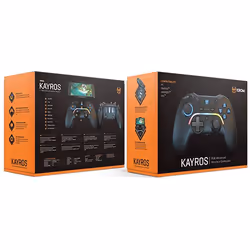 Krom Kayros Noir Bluetooth Manette de jeu Analogique/Numérique Android, Nintendo Switch, PC, iOS - Vue supplémentaire 13
