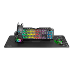 Krom NXKROMKRRR clavier Souris incluse USB Noir