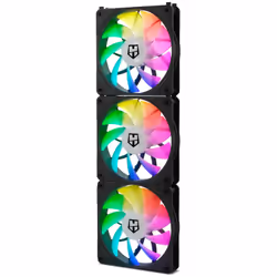 NOX EASY LINK Boitier PC Refroidisseur d'air 12 cm Noir 3 pièce(s)