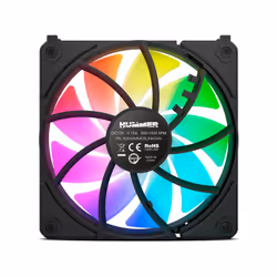 NOX EASY LINK Boitier PC Refroidisseur d'air 12 cm Noir 3 pièce(s) - Vue supplémentaire 7