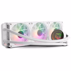 NOX NXHUMMERM360ARGBW, Refroidisseur de liquide tout-en-un, 12 cm, 18 dB, 31,4 dB, 61 cfm, Blanc