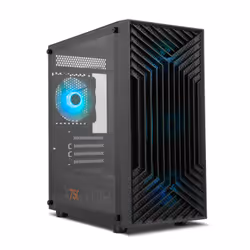 NOX INFINITY EPSILON, Mini Tower, PC, Noir, ITX, micro ATX, Acier, ABS, Multicolore