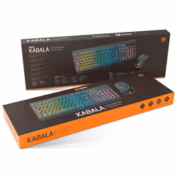 Krom KABALA clavier Souris incluse RF sans fil QWERTY Espagnole Noir - Vue supplémentaire 17
