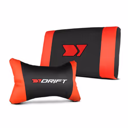 DRIFT DR35BR Siège pour jeu vidéo Siège de jeu sur PC Siège rembourré Noir, Rouge - Vue supplémentaire 5