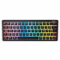 Krom Kreator, 60%, Avec fil, USB, Clavier mécanique, LED RGB, Noir