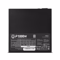 NOX Hummer P 1000W unité d'alimentation d'énergie 24-pin ATX ATX Noir - Vue supplémentaire 7