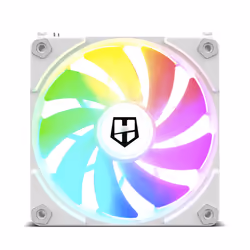 NOX NXHUMMERELINKWH système de refroidissement d’ordinateur Boitier PC Ventilateur 12 cm Blanc 1 pièce(s)