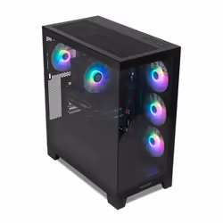 NOX Hummer Glock Black Midi Tower Noir