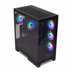 NOX Hummer Glock Black Midi Tower Noir - Vue supplémentaire 4