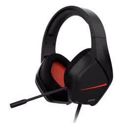 Krom Kopa Move, Avec fil, 20 - 20000 Hz, Jouer, 320 g, Casque, Noir