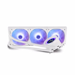 NOX X-360 LCD Processeur Refroidisseur d'air 12 cm Blanc 1 pièce(s)