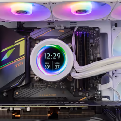 NOX X-360 LCD Processeur Refroidisseur d'air 12 cm Blanc 1 pièce(s) - Vue supplémentaire 6