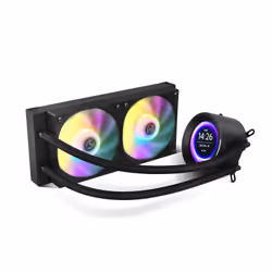NOX X-240 LCD, Refroidisseur d'air, 12 cm, 2000 tr/min, 31,6 dB, 65,54 cfm, Noir
