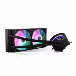 NOX X-240 LCD Processeur Refroidisseur d'air 12 cm Noir 1 pièce(s)