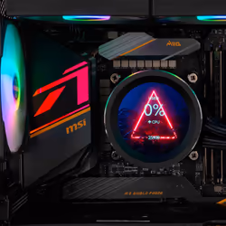NOX X-240 LCD Processeur Refroidisseur d'air 12 cm Noir 1 pièce(s) - Vue supplémentaire 7
