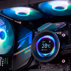NOX X-240 LCD Processeur Refroidisseur d'air 12 cm Noir 1 pièce(s) - Vue supplémentaire 8