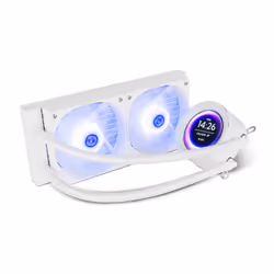 NOX X-240 LCD, Refroidisseur d'air, 12 cm, 2000 tr/min, 31,6 dB, 65,54 cfm, Blanc