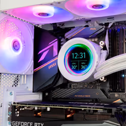 NOX X-240 LCD Processeur Refroidisseur d'air 12 cm Blanc 1 pièce(s) - Vue supplémentaire 7