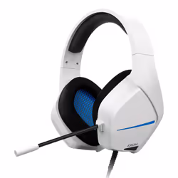 Krom Kopa Move, Avec fil, 20 - 20000 Hz, Jouer, 320 g, Casque, Blanc