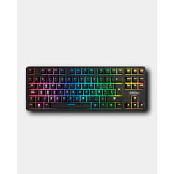Krom NXKROMKERNELPROSP clavier Jouer USB + RF Wireless + Bluetooth QWERTY Espagnole Noir, Blanc