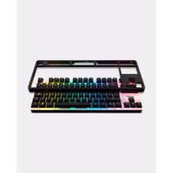 Krom NXKROMKERNELPROSP clavier Jouer USB + RF Wireless + Bluetooth QWERTY Espagnole Noir, Blanc