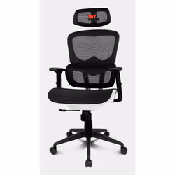 DRIFT DRAIR200, Siège de jeu sur PC, 150 kg, Siège respirant, Dossier grillagé, Noir, Nylon