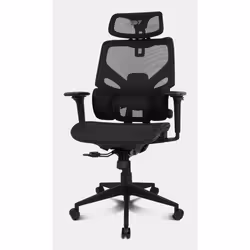 DRIFT DRAIR400, Siège de jeu sur PC, 150 kg, Siège respirant, Dossier grillagé, Noir, Nylon