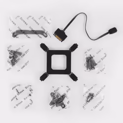 NOX M-240 ARGB Processeur Refroidisseur de liquide tout-en-un 12 cm Noir - Vue supplémentaire 6