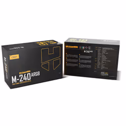 NOX M-240 ARGB Processeur Refroidisseur de liquide tout-en-un 12 cm Blanc - Vue supplémentaire 8